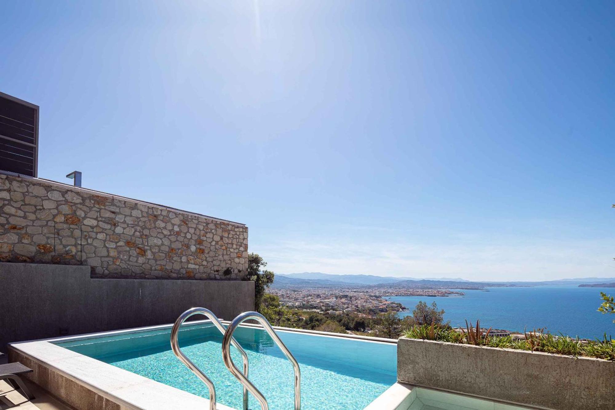 Omnia Luxury Villas - "Heated" Pools & Breathtaking Seaviews! Chania  Exterior foto