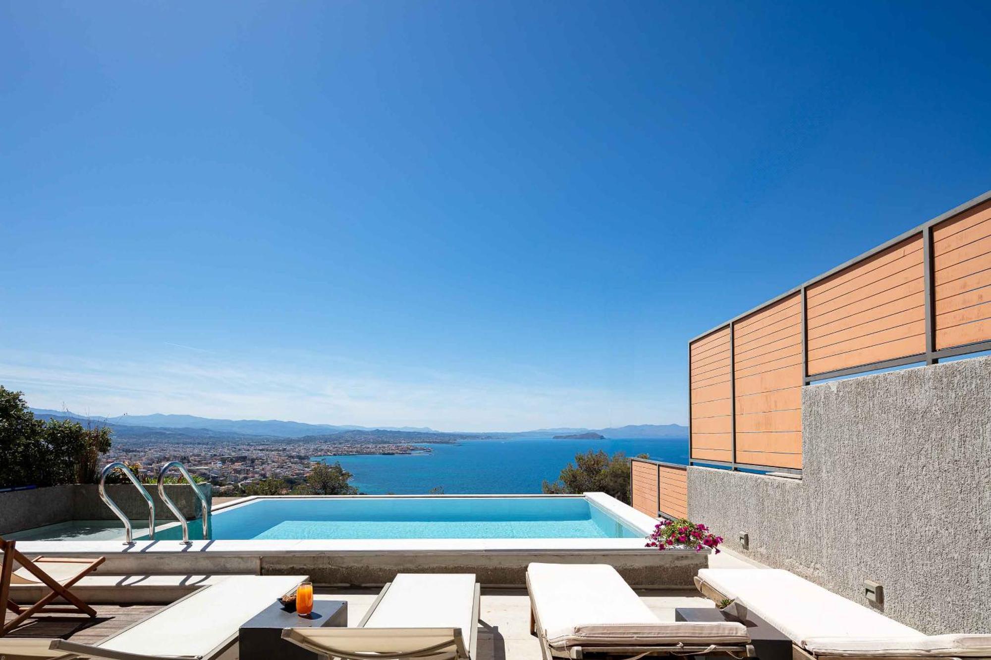 Omnia Luxury Villas - "Heated" Pools & Breathtaking Seaviews! Chania  Cameră foto
